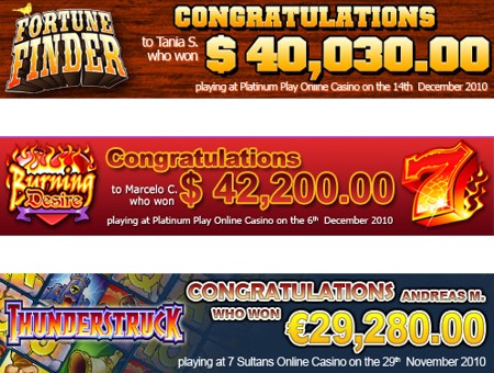 Decenber 2010 winners Fortune Lounge